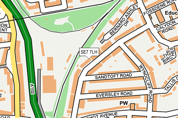 SE7 7LH map - OS OpenMap – Local (Ordnance Survey) SE7 7LH map - OS OpenMap – Local (Ordnance Survey)