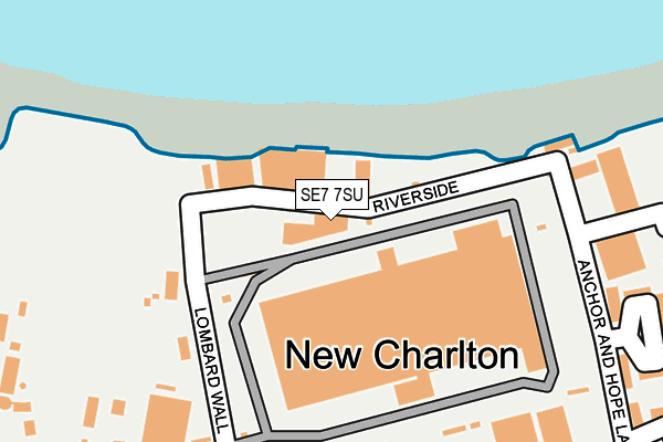 SE7 7SU map - OS OpenMap – Local (Ordnance Survey) SE7 7SU map - OS OpenMap – Local (Ordnance Survey)
