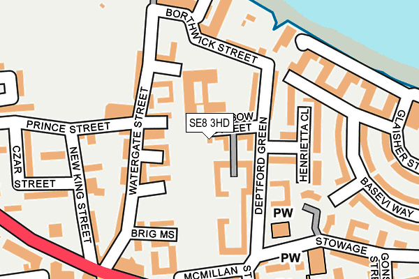 SE8 3HD map - OS OpenMap – Local (Ordnance Survey) SE8 3HD map - OS OpenMap – Local (Ordnance Survey)