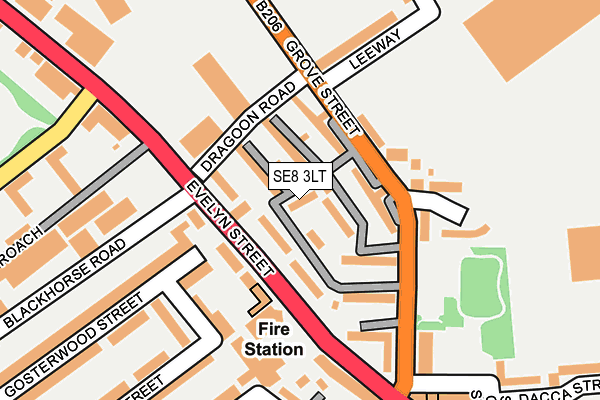 SE8 3LT map - OS OpenMap – Local (Ordnance Survey) SE8 3LT map - OS OpenMap – Local (Ordnance Survey)