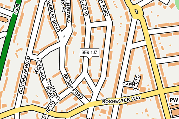 SE9 1JZ map - OS OpenMap – Local (Ordnance Survey) SE9 1JZ map - OS OpenMap – Local (Ordnance Survey)