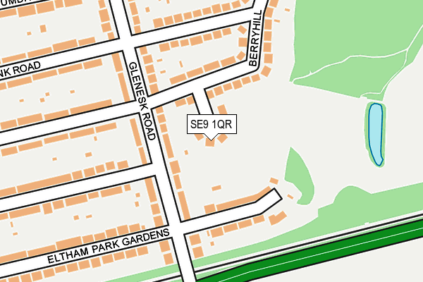 SE9 1QR map - OS OpenMap – Local (Ordnance Survey) SE9 1QR map - OS OpenMap – Local (Ordnance Survey)