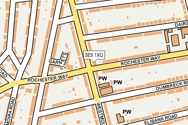 SE9 1XQ map - OS OpenMap – Local (Ordnance Survey) SE9 1XQ map - OS OpenMap – Local (Ordnance Survey)