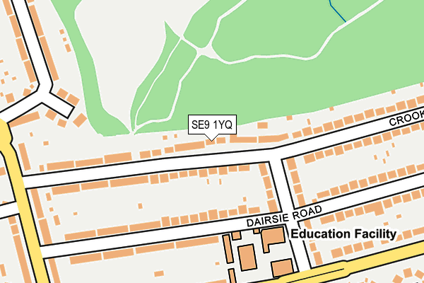 SE9 1YQ map - OS OpenMap – Local (Ordnance Survey) SE9 1YQ map - OS OpenMap – Local (Ordnance Survey)