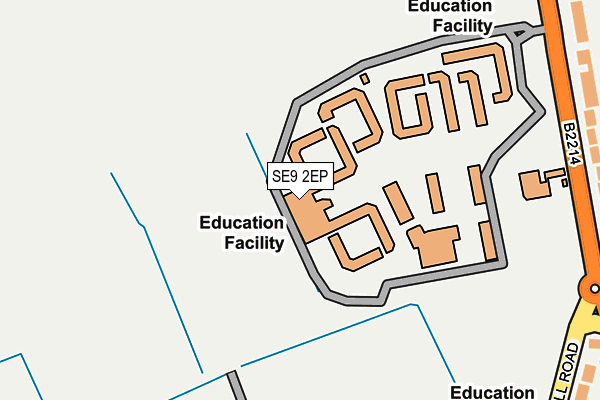 SE9 2EP map - OS OpenMap – Local (Ordnance Survey) SE9 2EP map - OS OpenMap – Local (Ordnance Survey)