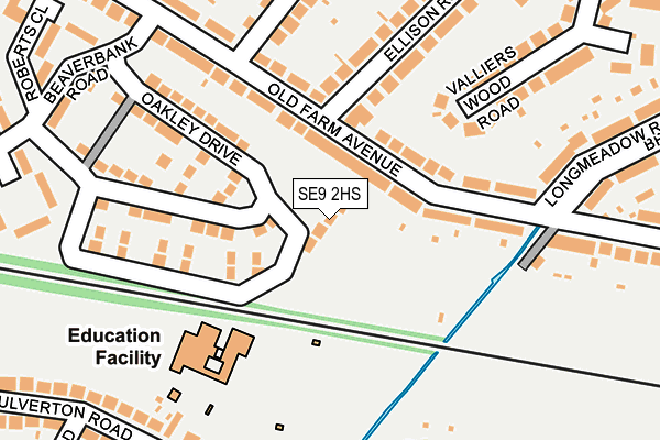 SE9 2HS map - OS OpenMap – Local (Ordnance Survey) SE9 2HS map - OS OpenMap – Local (Ordnance Survey)