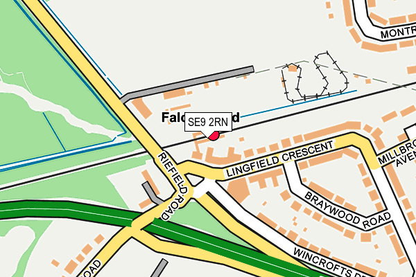 SE9 2RN map - OS OpenMap – Local (Ordnance Survey) SE9 2RN map - OS OpenMap – Local (Ordnance Survey)