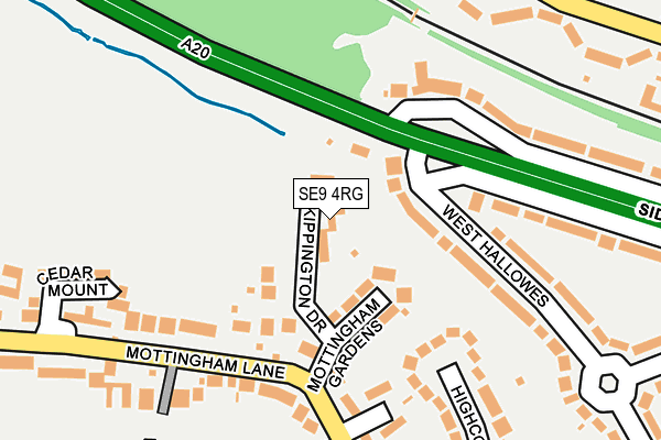 SE9 4RG map - OS OpenMap – Local (Ordnance Survey) SE9 4RG map - OS OpenMap – Local (Ordnance Survey)