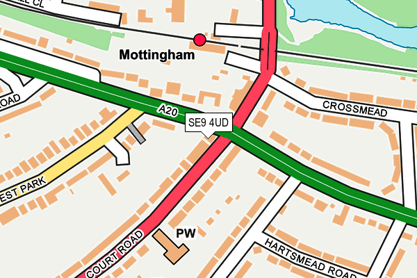 SE9 4UD map - OS OpenMap – Local (Ordnance Survey) SE9 4UD map - OS OpenMap – Local (Ordnance Survey)