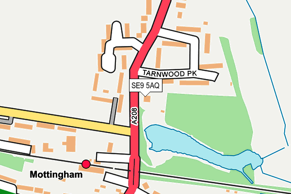 SE9 5AQ map - OS OpenMap – Local (Ordnance Survey) SE9 5AQ map - OS OpenMap – Local (Ordnance Survey)