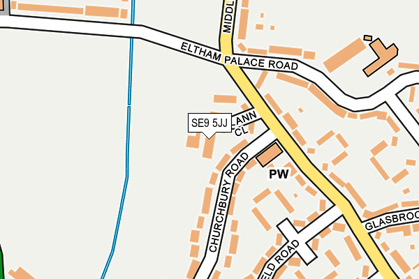 SE9 5JJ map - OS OpenMap – Local (Ordnance Survey) SE9 5JJ map - OS OpenMap – Local (Ordnance Survey)