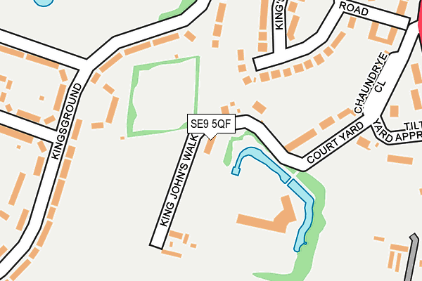 SE9 5QF map - OS OpenMap – Local (Ordnance Survey) SE9 5QF map - OS OpenMap – Local (Ordnance Survey)