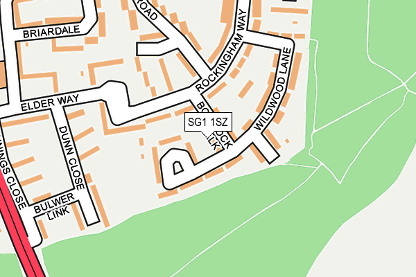 SG1 1SZ map - OS OpenMap – Local (Ordnance Survey) SG1 1SZ map - OS OpenMap – Local (Ordnance Survey)