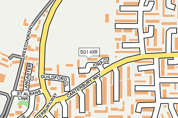 SG1 4XR map - OS OpenMap – Local (Ordnance Survey) SG1 4XR map - OS OpenMap – Local (Ordnance Survey)