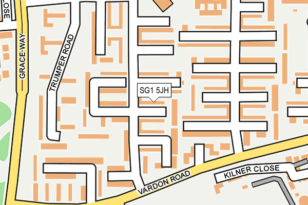 SG1 5JH map - OS OpenMap – Local (Ordnance Survey) SG1 5JH map - OS OpenMap – Local (Ordnance Survey)