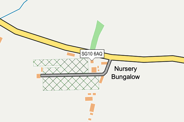 SG10 6AQ map - OS OpenMap – Local (Ordnance Survey)