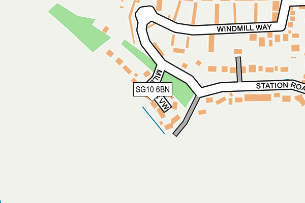 SG10 6BN map - OS OpenMap – Local (Ordnance Survey) SG10 6BN map - OS OpenMap – Local (Ordnance Survey)