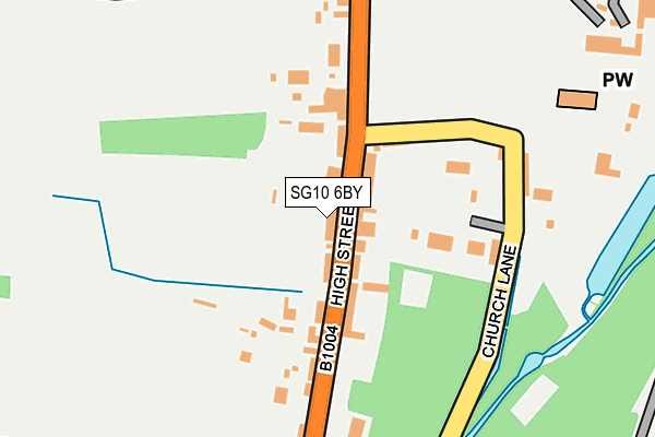SG10 6BY map - OS OpenMap – Local (Ordnance Survey) SG10 6BY map - OS OpenMap – Local (Ordnance Survey)