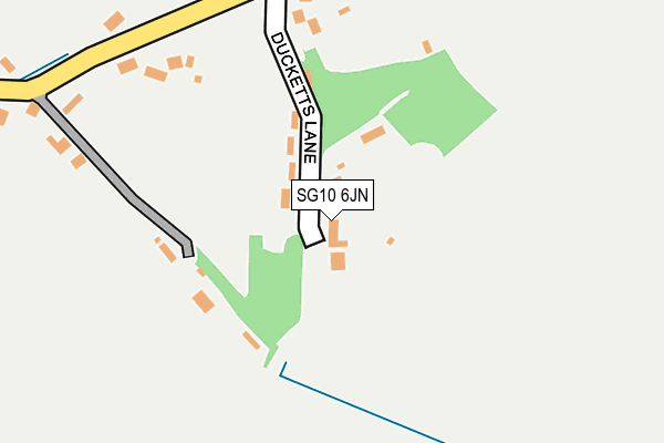SG10 6JN map - OS OpenMap – Local (Ordnance Survey) SG10 6JN map - OS OpenMap – Local (Ordnance Survey)