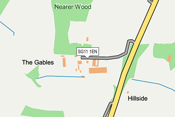 SG11 1EN map - OS OpenMap – Local (Ordnance Survey) SG11 1EN map - OS OpenMap – Local (Ordnance Survey)
