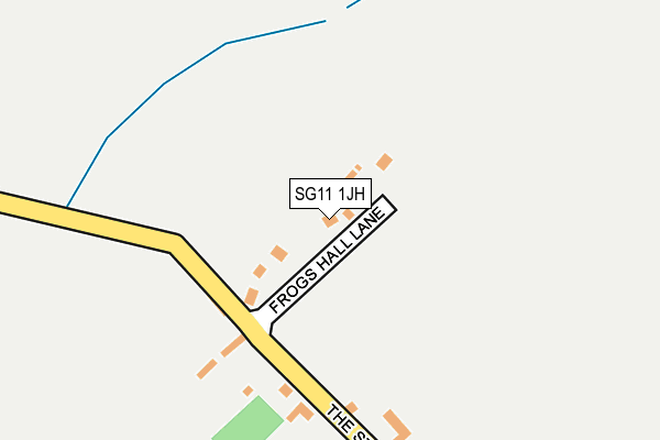 SG11 1JH map - OS OpenMap – Local (Ordnance Survey)