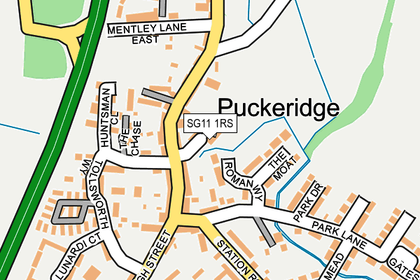 SG11 1RS map - OS OpenMap – Local (Ordnance Survey) SG11 1RS map - OS OpenMap – Local (Ordnance Survey)