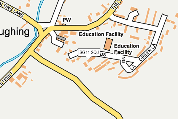 SG11 2QJ map - OS OpenMap – Local (Ordnance Survey) SG11 2QJ map - OS OpenMap – Local (Ordnance Survey)