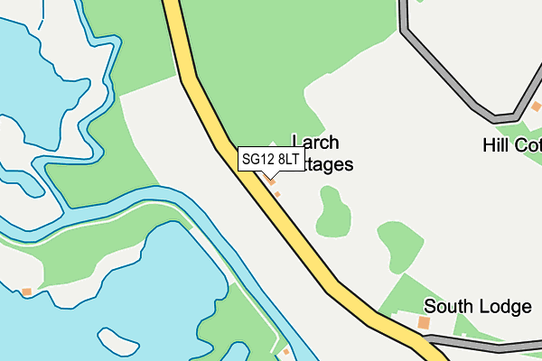 SG12 8LT map - OS OpenMap – Local (Ordnance Survey) SG12 8LT map - OS OpenMap – Local (Ordnance Survey)