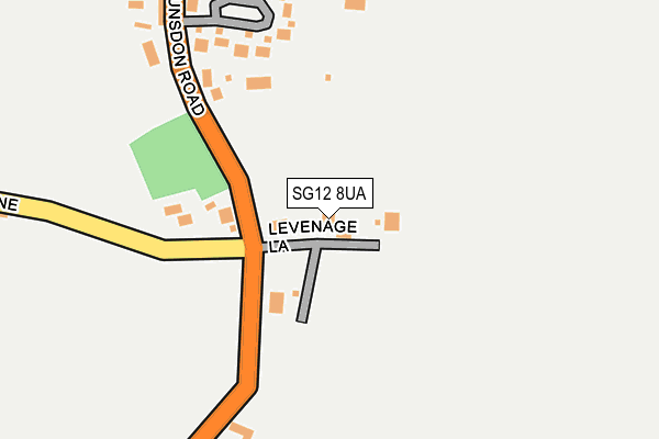 SG12 8UA map - OS OpenMap – Local (Ordnance Survey) SG12 8UA map - OS OpenMap – Local (Ordnance Survey)