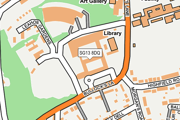 SG13 8DQ map - OS OpenMap – Local (Ordnance Survey) SG13 8DQ map - OS OpenMap – Local (Ordnance Survey)