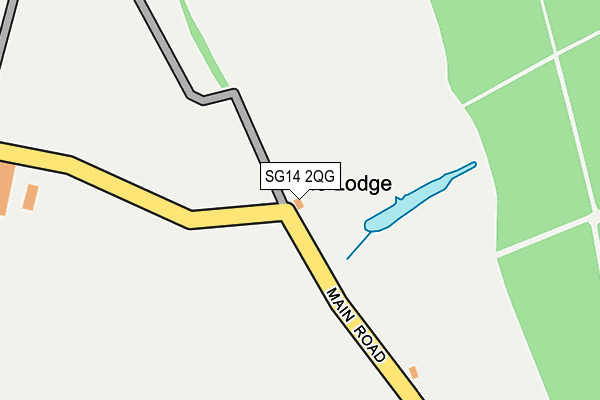 SG14 2QG map - OS OpenMap – Local (Ordnance Survey) SG14 2QG map - OS OpenMap – Local (Ordnance Survey)