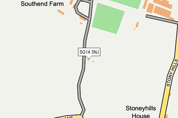 SG14 3NJ map - OS OpenMap – Local (Ordnance Survey) SG14 3NJ map - OS OpenMap – Local (Ordnance Survey)
