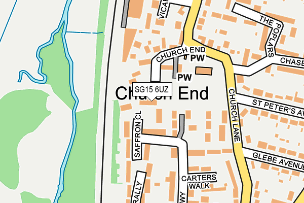 SG15 6UZ map - OS OpenMap – Local (Ordnance Survey) SG15 6UZ map - OS OpenMap – Local (Ordnance Survey)