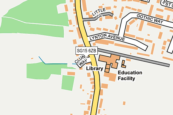 SG15 6ZB map - OS OpenMap – Local (Ordnance Survey) SG15 6ZB map - OS OpenMap – Local (Ordnance Survey)