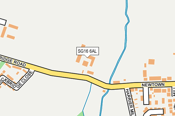SG16 6AL map - OS OpenMap – Local (Ordnance Survey) SG16 6AL map - OS OpenMap – Local (Ordnance Survey)
