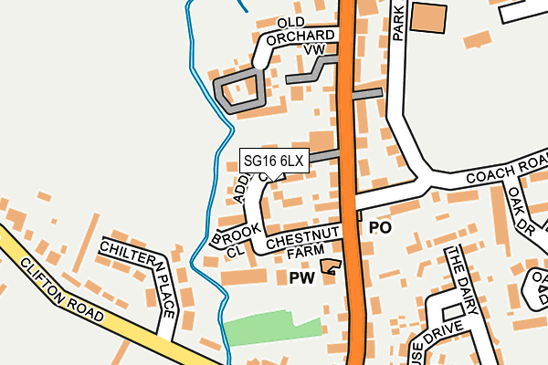 SG16 6LX map - OS OpenMap – Local (Ordnance Survey) SG16 6LX map - OS OpenMap – Local (Ordnance Survey)