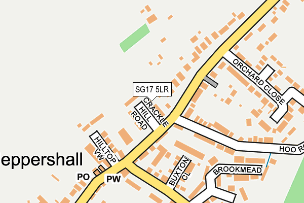 SG17 5LR map - OS OpenMap – Local (Ordnance Survey) SG17 5LR map - OS OpenMap – Local (Ordnance Survey)
