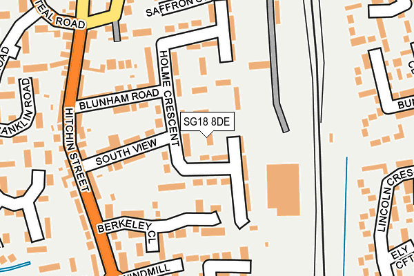 SG18 8DE map - OS OpenMap – Local (Ordnance Survey) SG18 8DE map - OS OpenMap – Local (Ordnance Survey)
