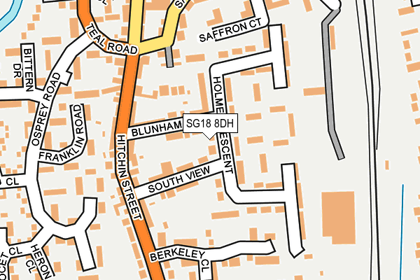 SG18 8DH map - OS OpenMap – Local (Ordnance Survey) SG18 8DH map - OS OpenMap – Local (Ordnance Survey)