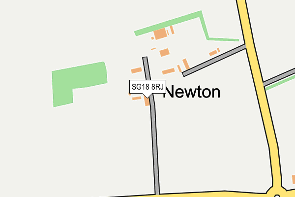 SG18 8RJ map - OS OpenMap – Local (Ordnance Survey) SG18 8RJ map - OS OpenMap – Local (Ordnance Survey)