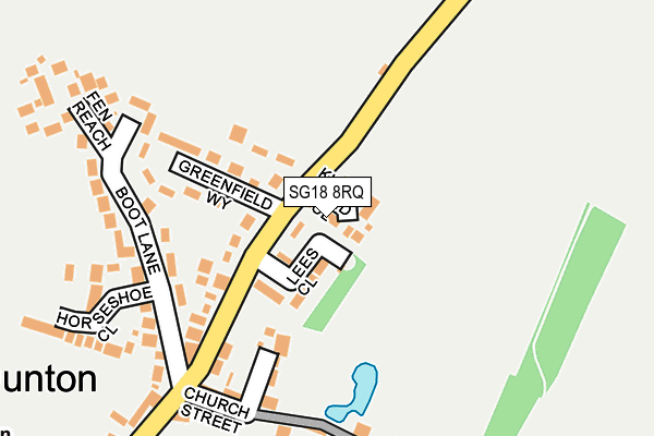 SG18 8RQ map - OS OpenMap – Local (Ordnance Survey) SG18 8RQ map - OS OpenMap – Local (Ordnance Survey)