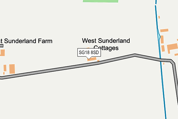 SG18 8SD map - OS OpenMap – Local (Ordnance Survey) SG18 8SD map - OS OpenMap – Local (Ordnance Survey)