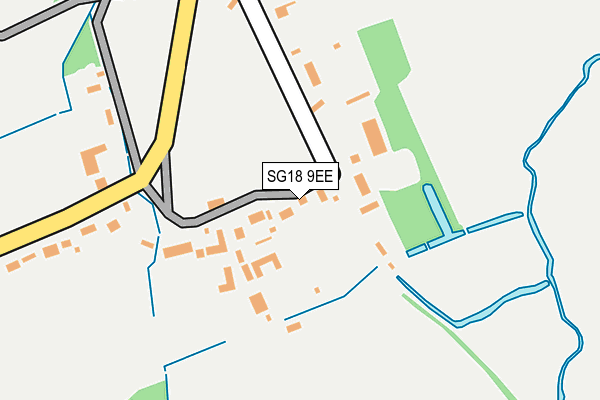 SG18 9EE map - OS OpenMap – Local (Ordnance Survey) SG18 9EE map - OS OpenMap – Local (Ordnance Survey)