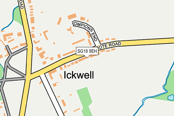 SG18 9EH map - OS OpenMap – Local (Ordnance Survey) SG18 9EH map - OS OpenMap – Local (Ordnance Survey)