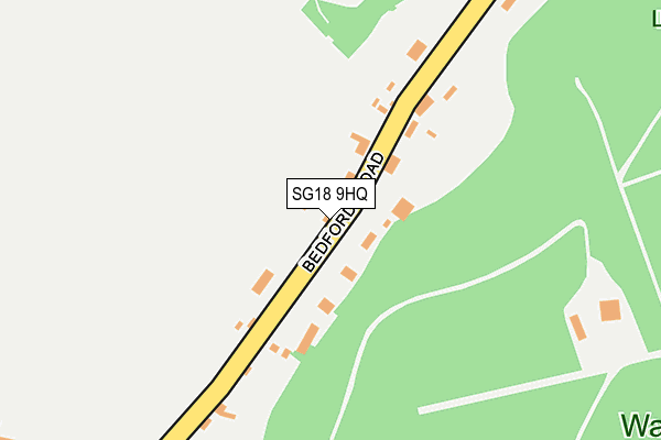 SG18 9HQ map - OS OpenMap – Local (Ordnance Survey) SG18 9HQ map - OS OpenMap – Local (Ordnance Survey)
