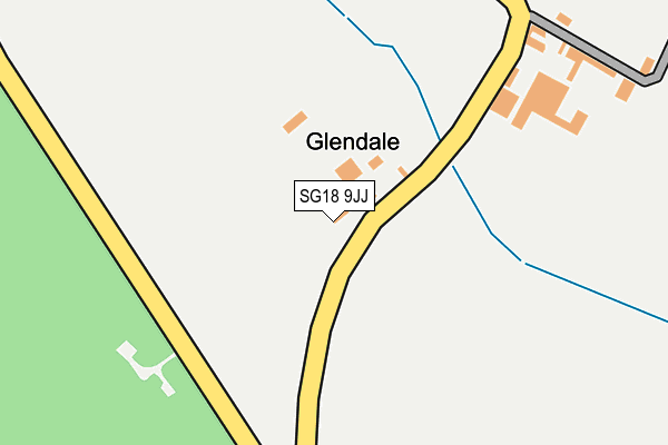 SG18 9JJ map - OS OpenMap – Local (Ordnance Survey) SG18 9JJ map - OS OpenMap – Local (Ordnance Survey)