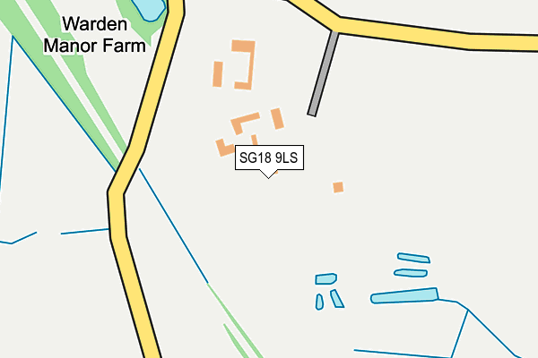 SG18 9LS map - OS OpenMap – Local (Ordnance Survey) SG18 9LS map - OS OpenMap – Local (Ordnance Survey)
