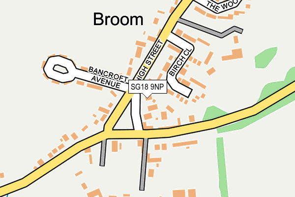 SG18 9NP map - OS OpenMap – Local (Ordnance Survey) SG18 9NP map - OS OpenMap – Local (Ordnance Survey)