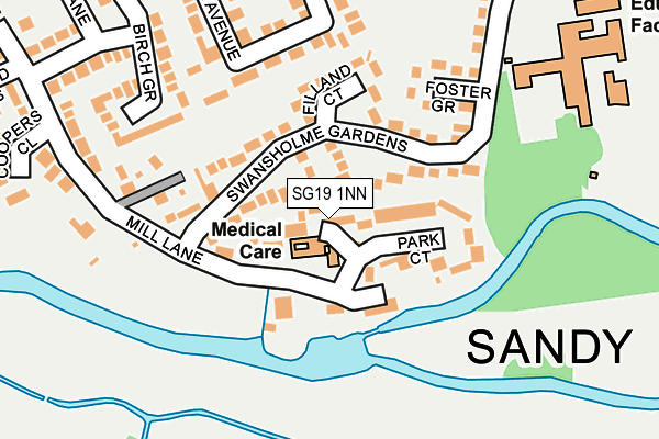 SG19 1NN map - OS OpenMap – Local (Ordnance Survey) SG19 1NN map - OS OpenMap – Local (Ordnance Survey)