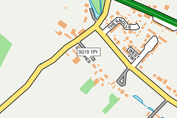 SG19 1PY map - OS OpenMap – Local (Ordnance Survey) SG19 1PY map - OS OpenMap – Local (Ordnance Survey)